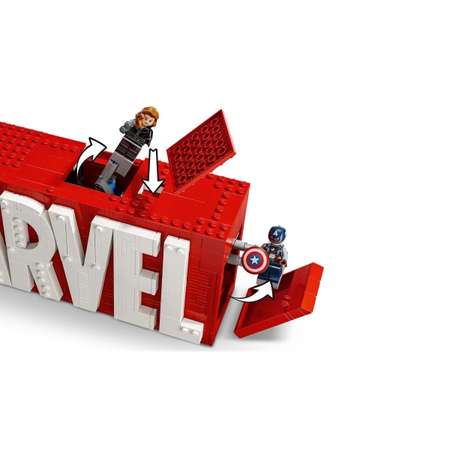 Конструктор LEGO Marvel Super Heroes Логотип и минифигурки блочный