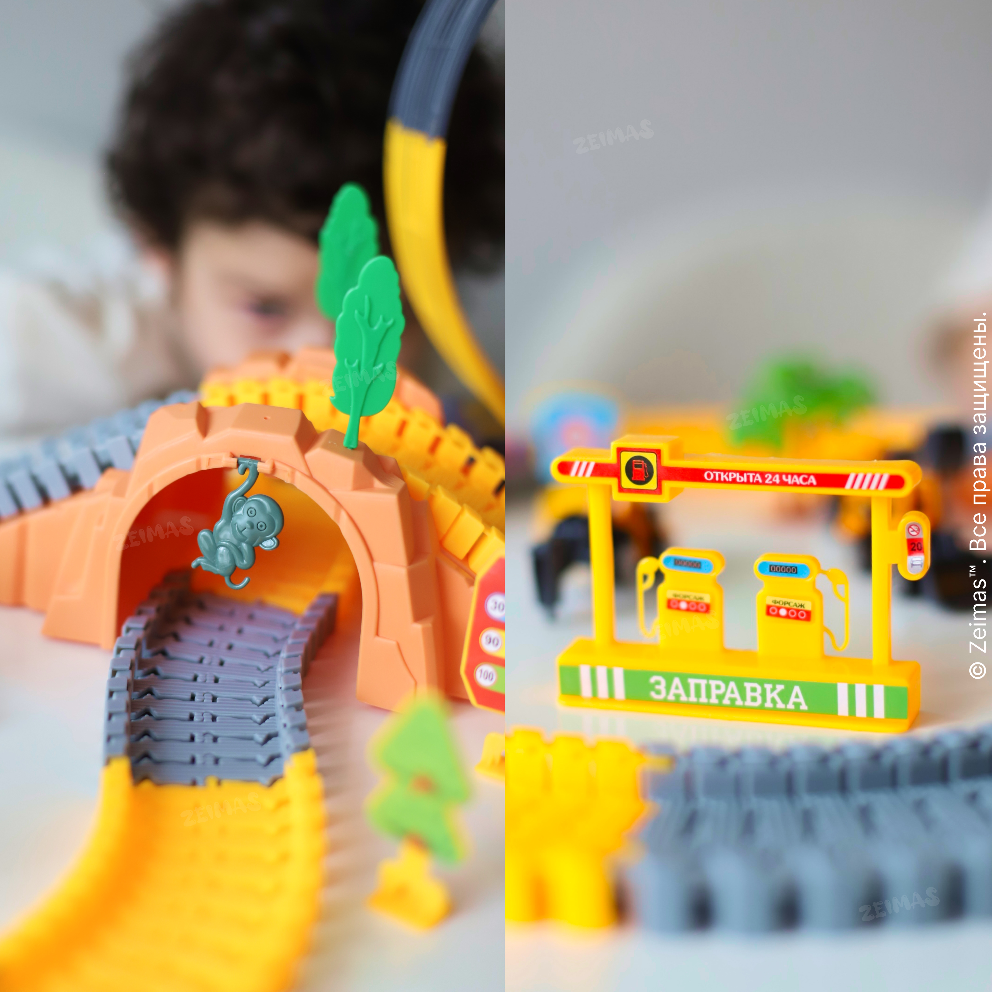 Конструктор Zeimas Экстремальный гонщик 181 дет. в ассортименте - фото 19