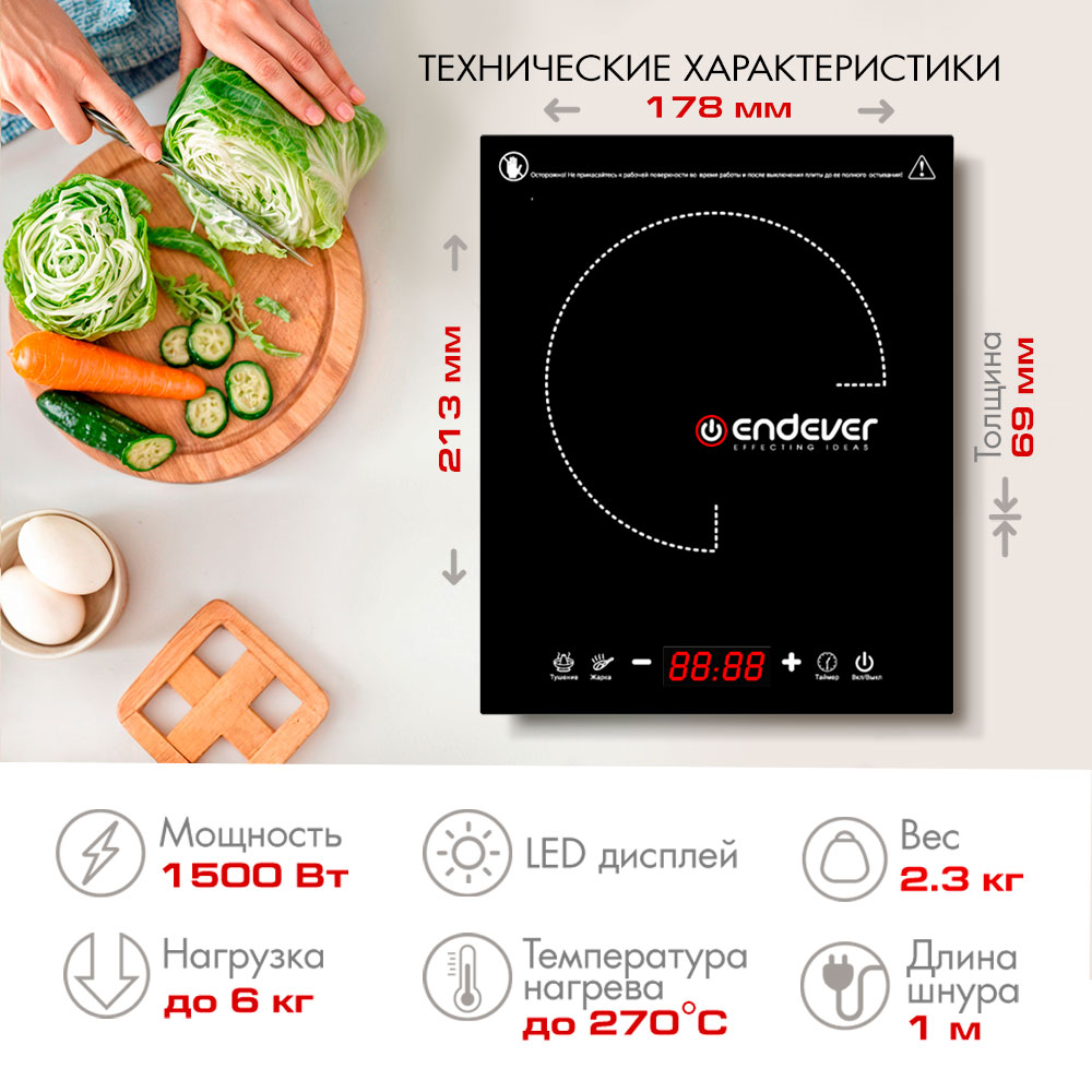 Плита ENDEVER Skyline IP-51 - фото 3