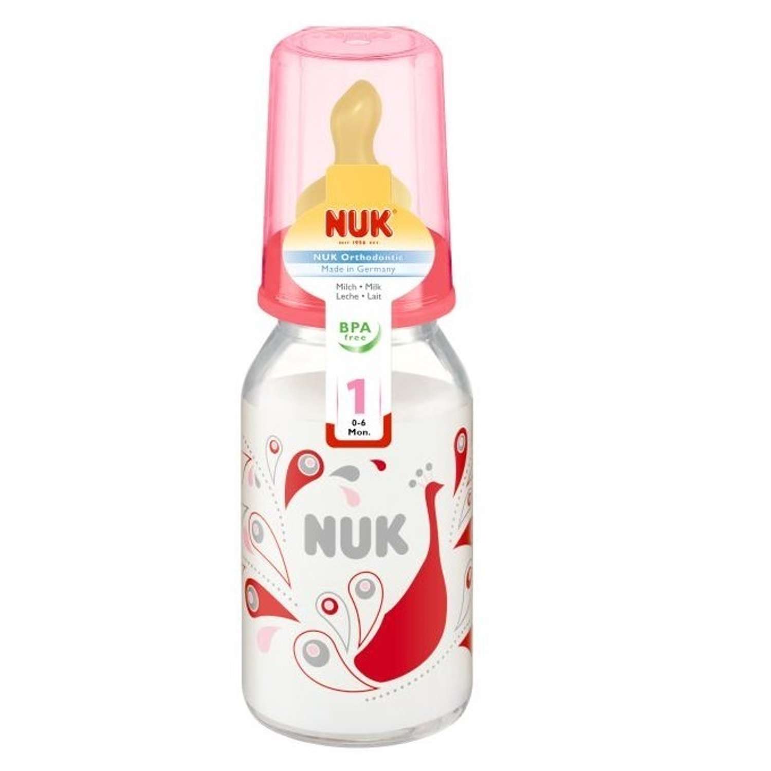 Бутылочка Nuk 125 мл в ассортименте - фото 2