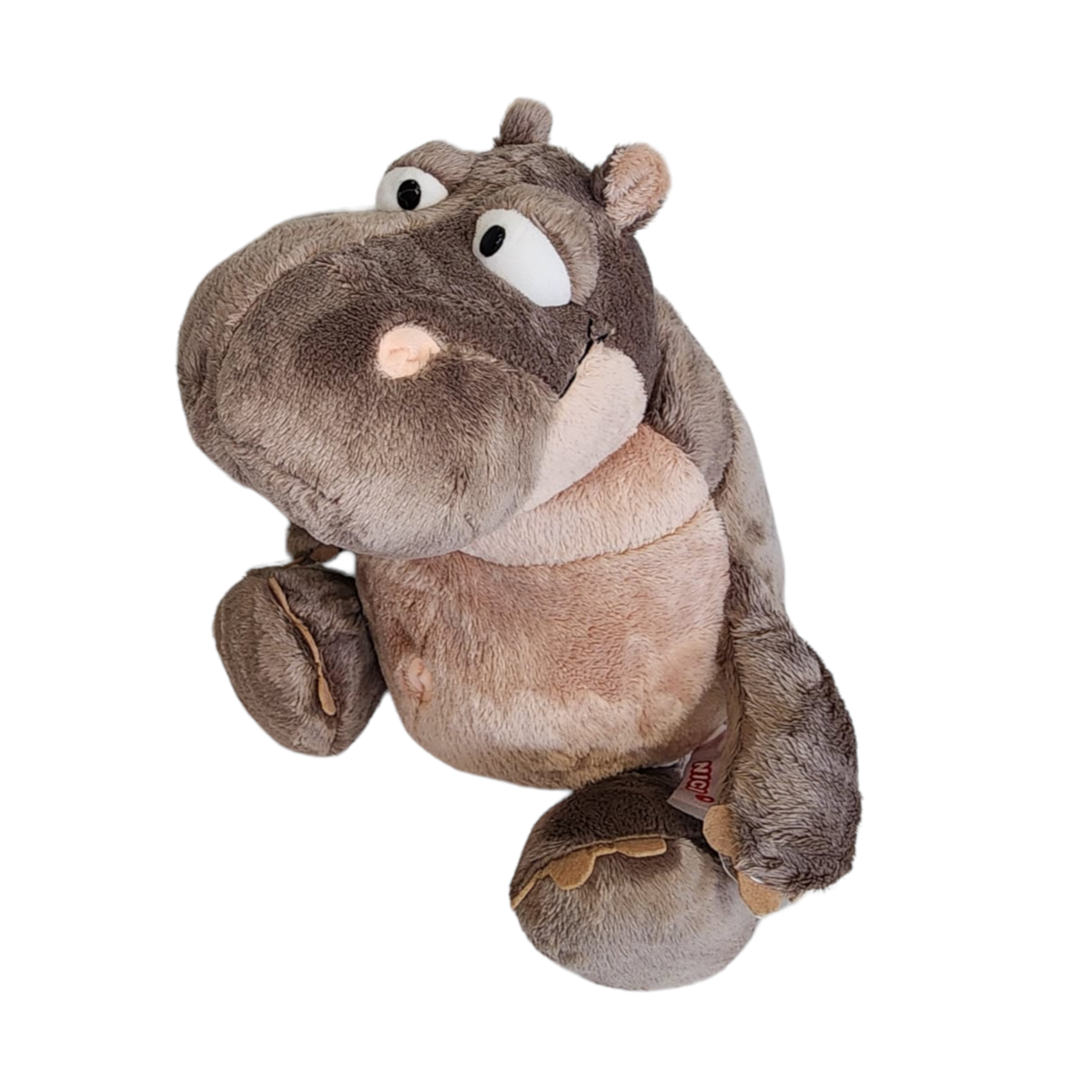 Игрушка мягкая SHARKTOYS бегемот бегемотик из Мадагаскара 35 см - фото 3