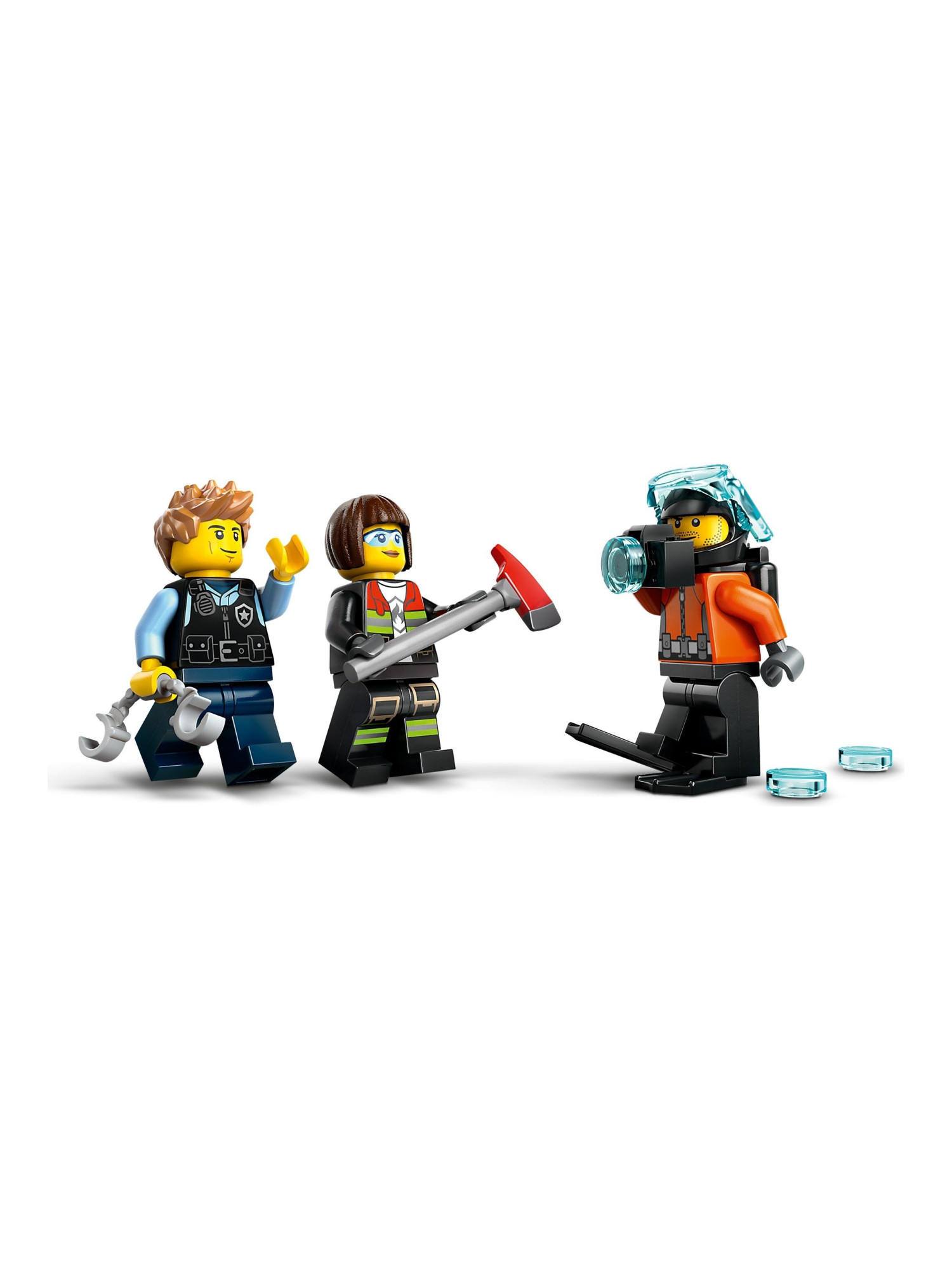 Конструктор LEGO City Вертолет, пожарная машина 874 дет. - фото 12