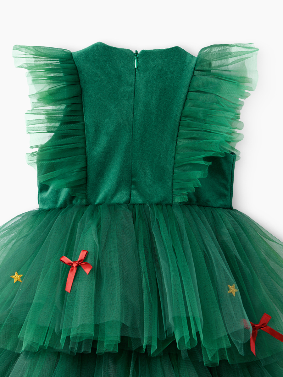 Платье Happy Baby 88570-1_dark green - фото 16