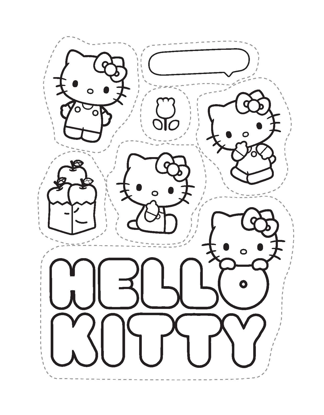 Книга АСТ Hello Kitty стикербук - фото 2