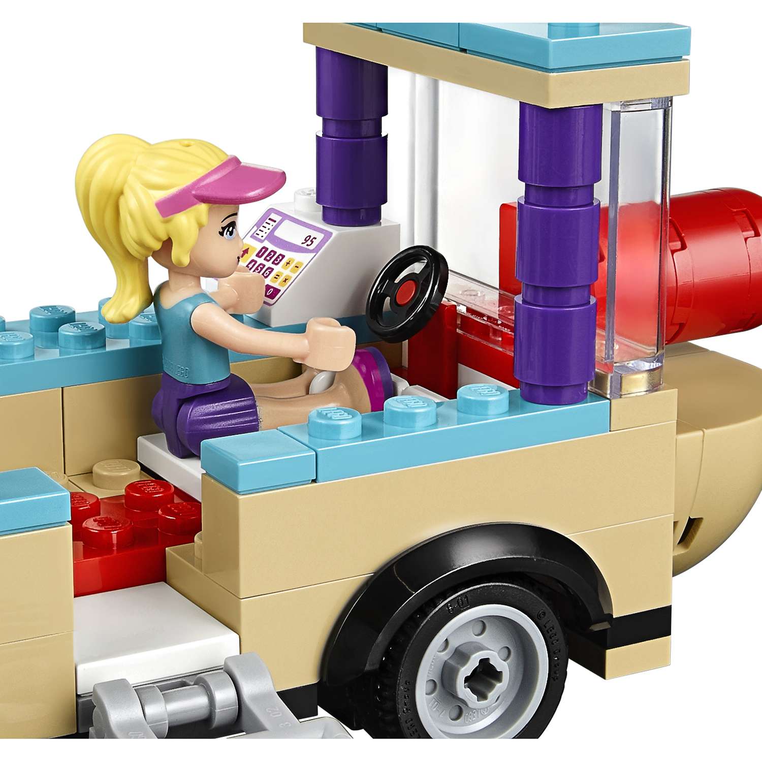 Конструктор LEGO Friends Фургон с хот-догами блочный - фото 11