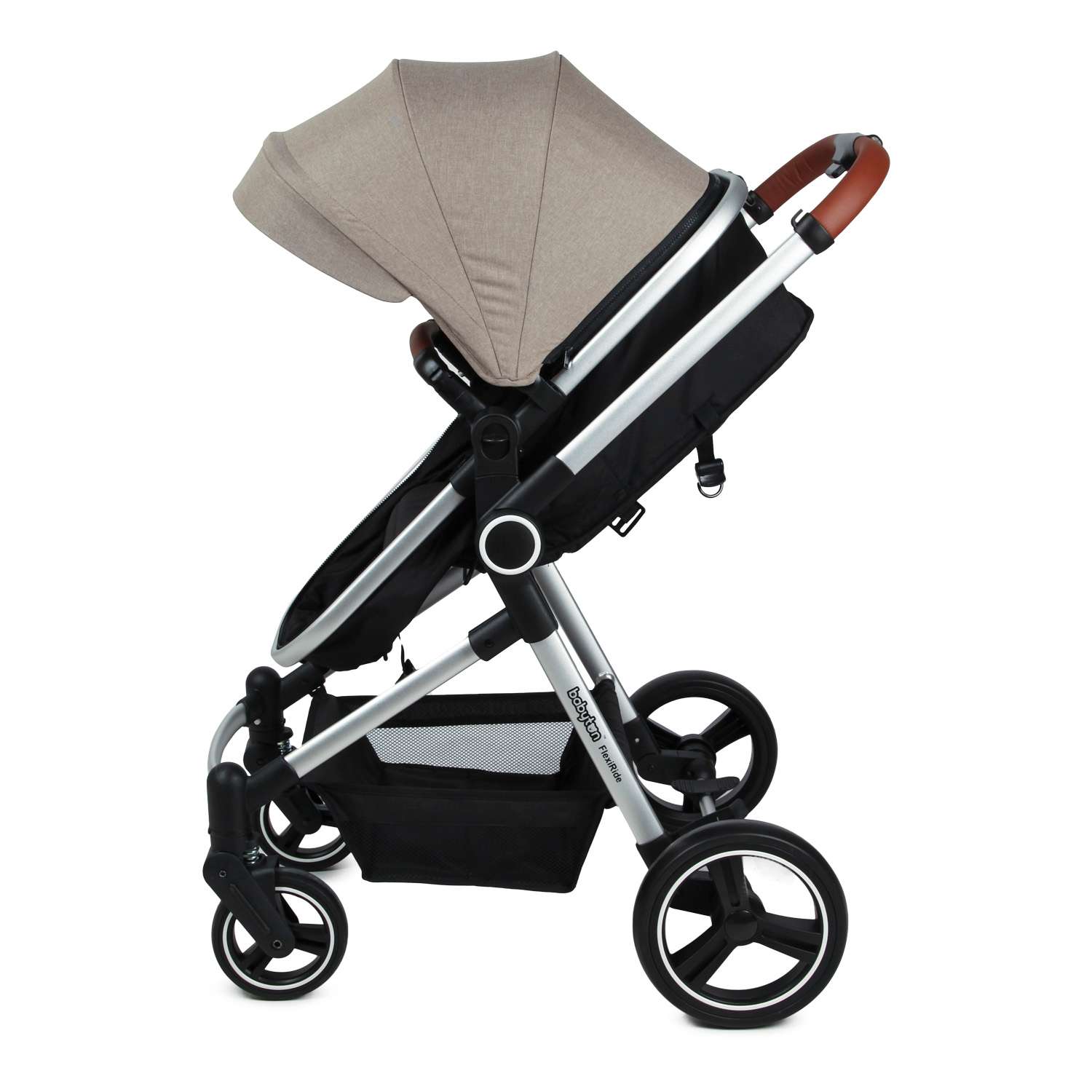 Коляска трансформер Babyton FlexiRide Black-Beige - фото 17