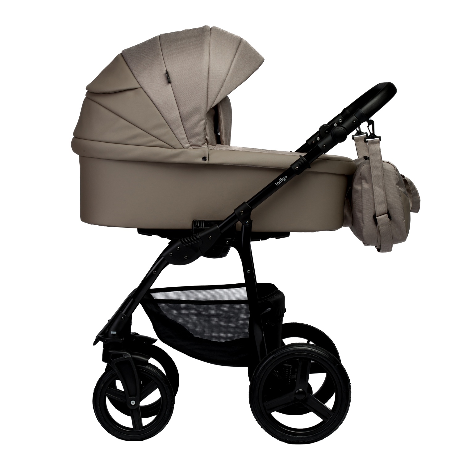 Коляска 2в1 Indigo Impulse Eco Ie 05 т.бежевый - фото 2