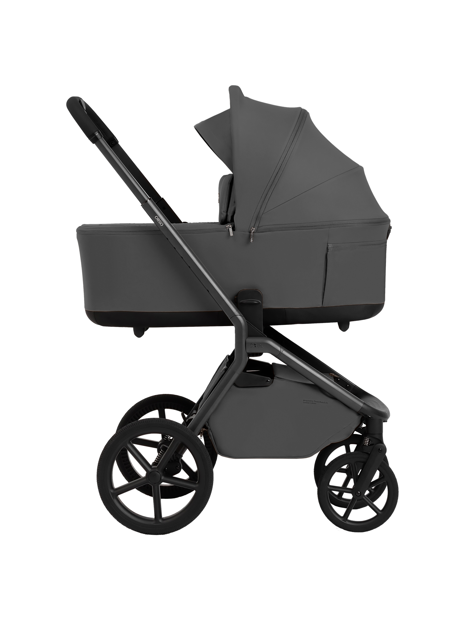 Коляска 2в1 Sweet Baby Orso Dark Grey серый - фото 26