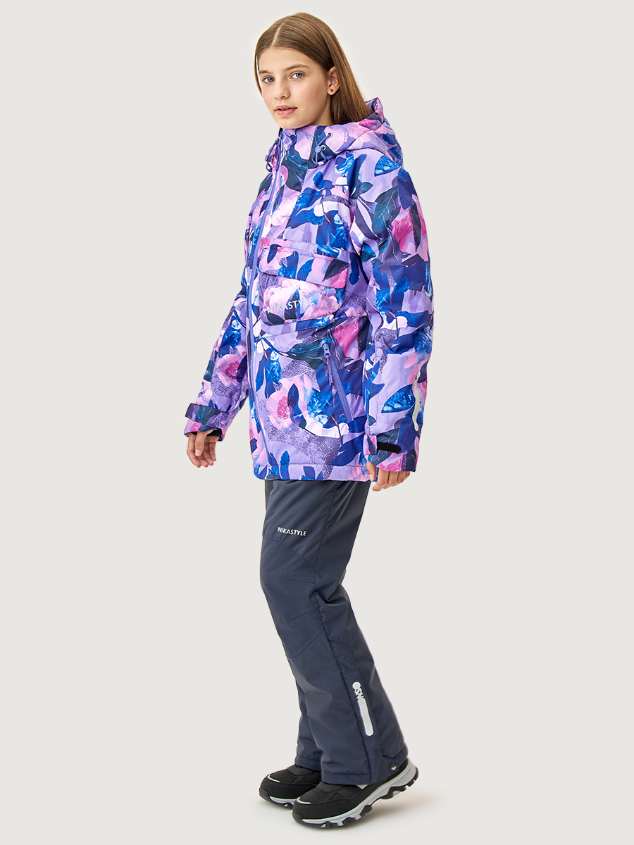 Костюм NIKASTYLE 7з2425 фиолет/графит - фото 3