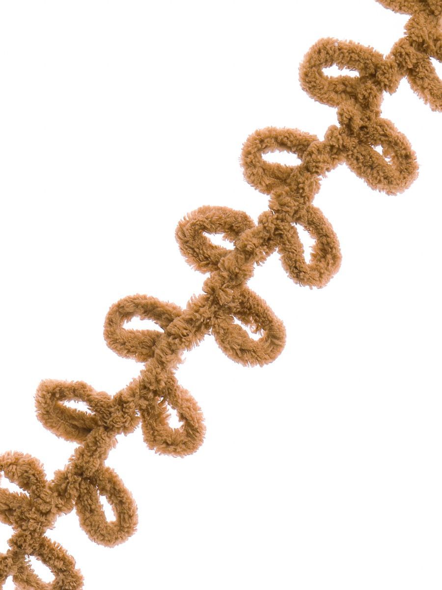 Пряжа для вязания Alize puffy 100 г 9 м микрополиэстер фантазийная плюшевая 321 Кофе Мокка 5 мотков - фото 5