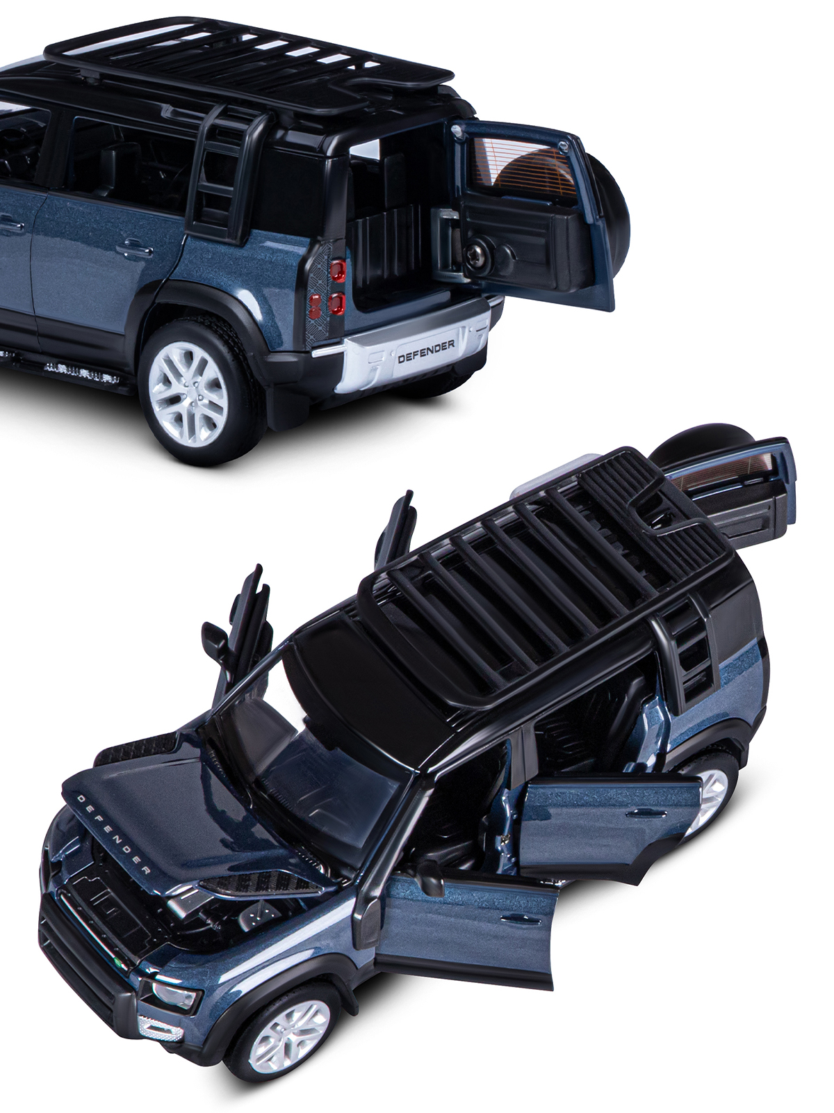Внедорожник АВТОпанорама Land Rover Defender 110 1:32 JB1251534 - фото 10