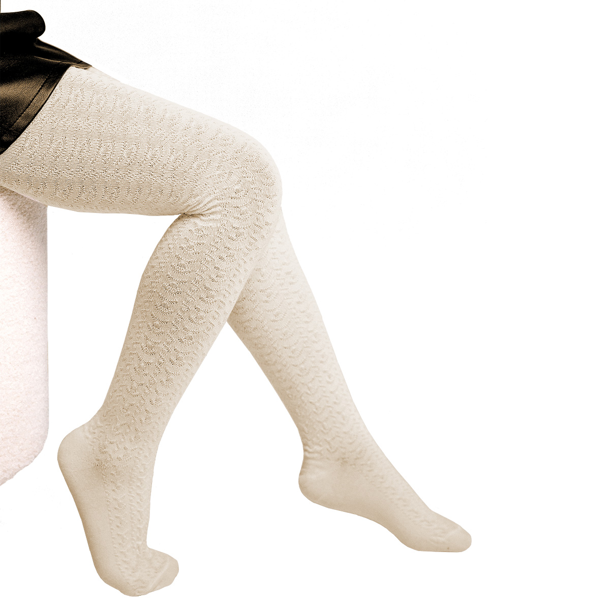 Колготки Ишимбайская чулочная фабрика WL- 754 Шишечки крем 2 М - фото 3