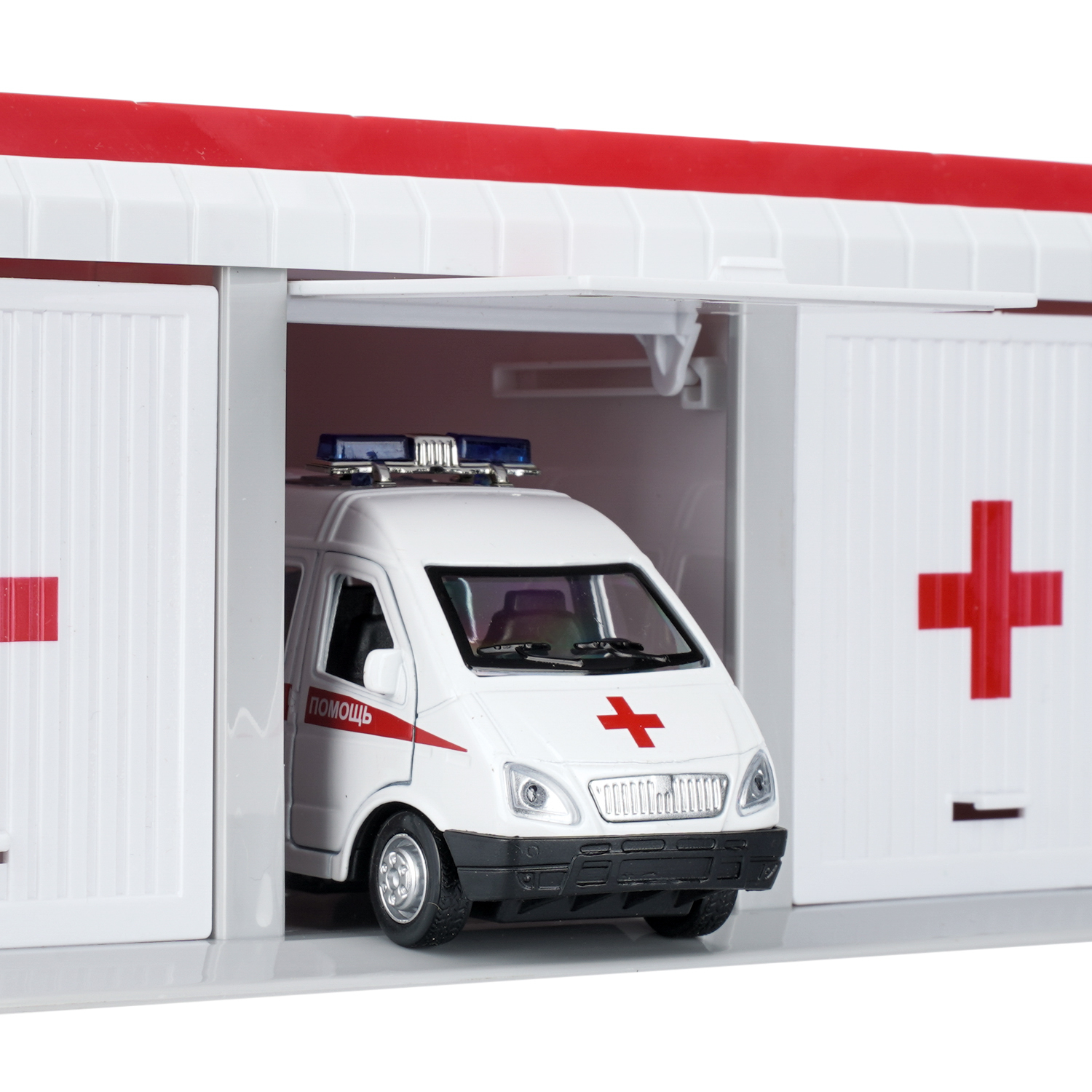 Игровой набор Технопарк ГАЗель Гараж Скорая 410503 - фото 5