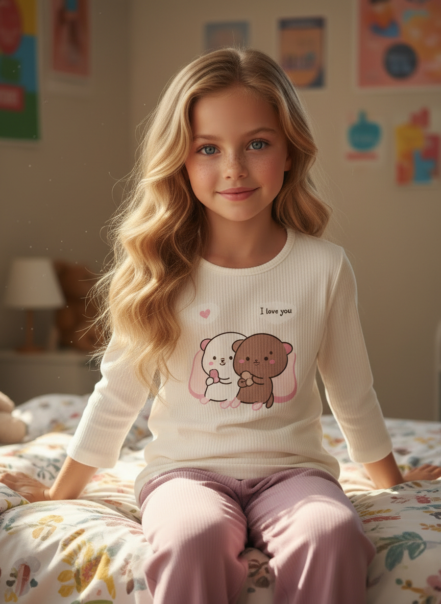 Пижама MiloTa КДЛ08/лиловый - фото 2