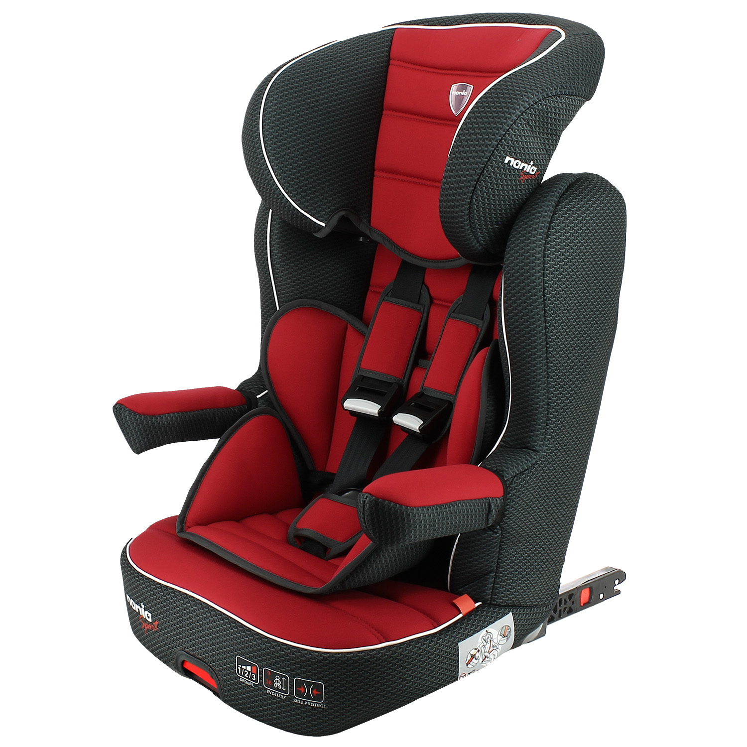 Автокресло Nania Imax Racing Luxe Ruby Isofix 1/2/3 (9-36 кг) - фото 11