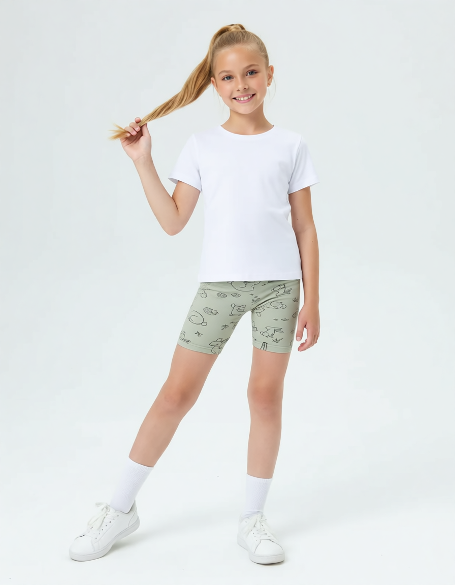 Велосипедки Персона Junior Оленята шалфей - фото 1