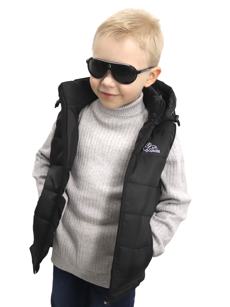 Изображение товара Жилет ST-KIDS Унисекс Стеганый водоотталкивающий с капюшоном