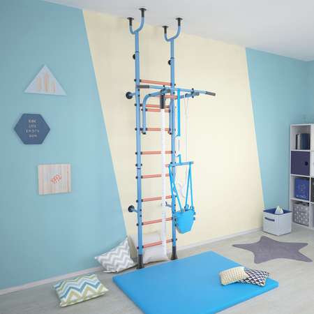 Детский спортивный комплекс Polini kids Sport Active комбинированный Лазурный