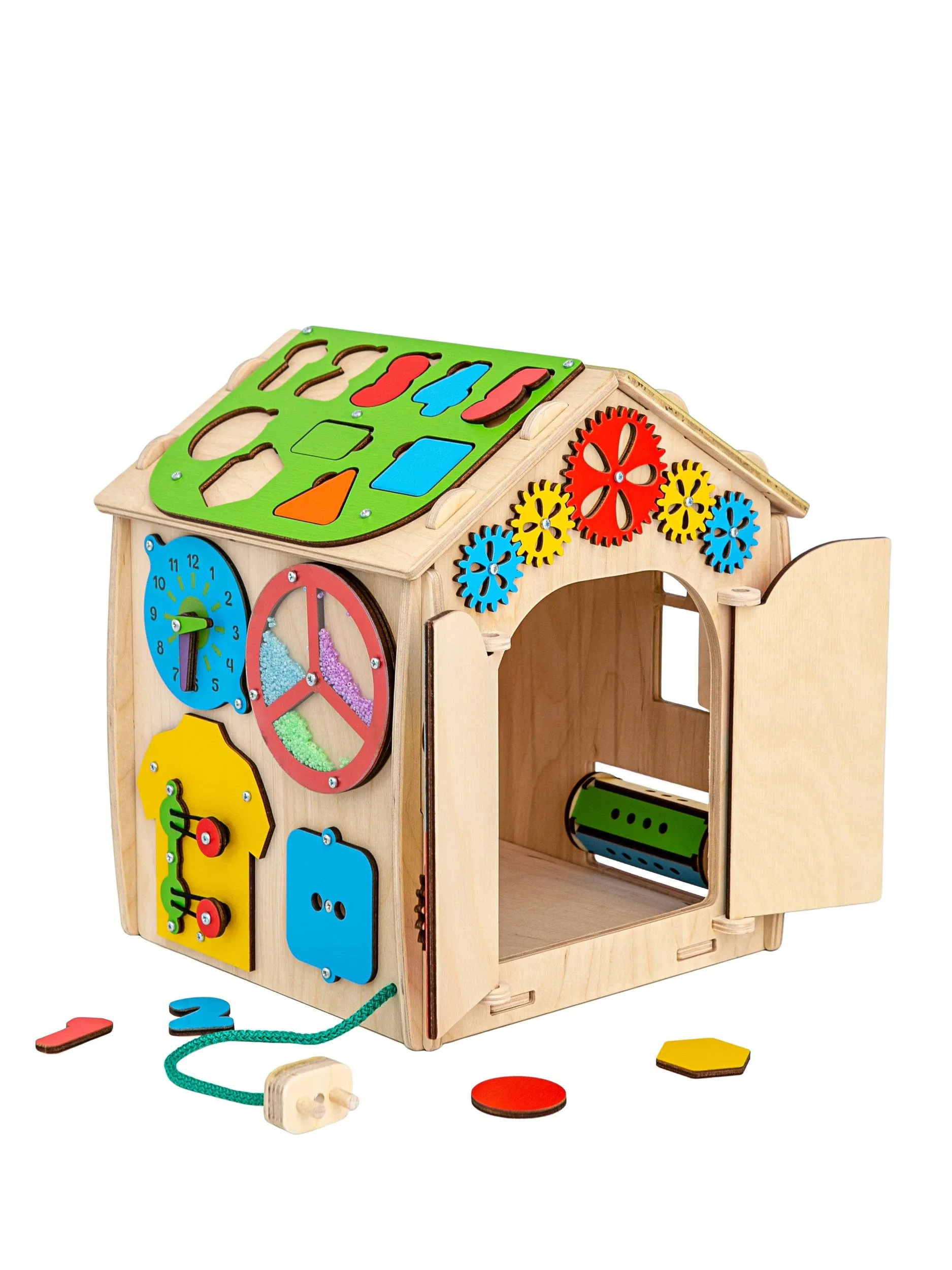 Игрушка Mag Wood бизиборд Кручу-верчу - фото 4