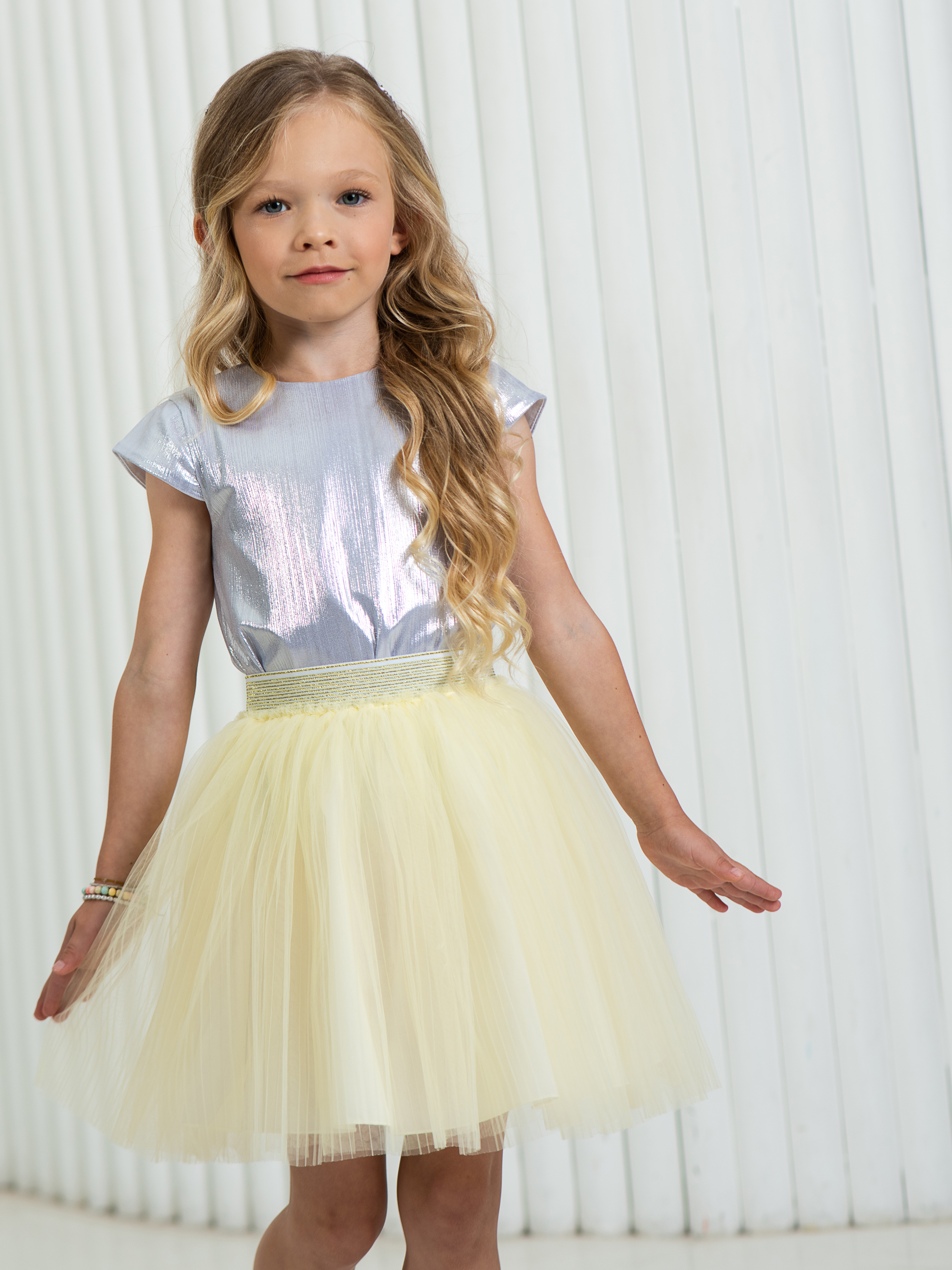 Юбка LisaWeta S-142 желтый - фото 10