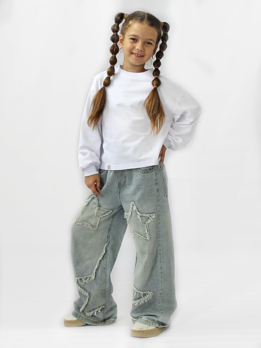 Свитшот STELLA MODA 29412 белый - фото 3