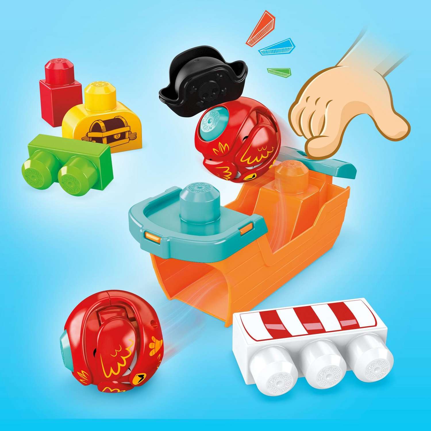 Конструктор Mega Bloks Прятки с пиратами 11 дет. - фото 9