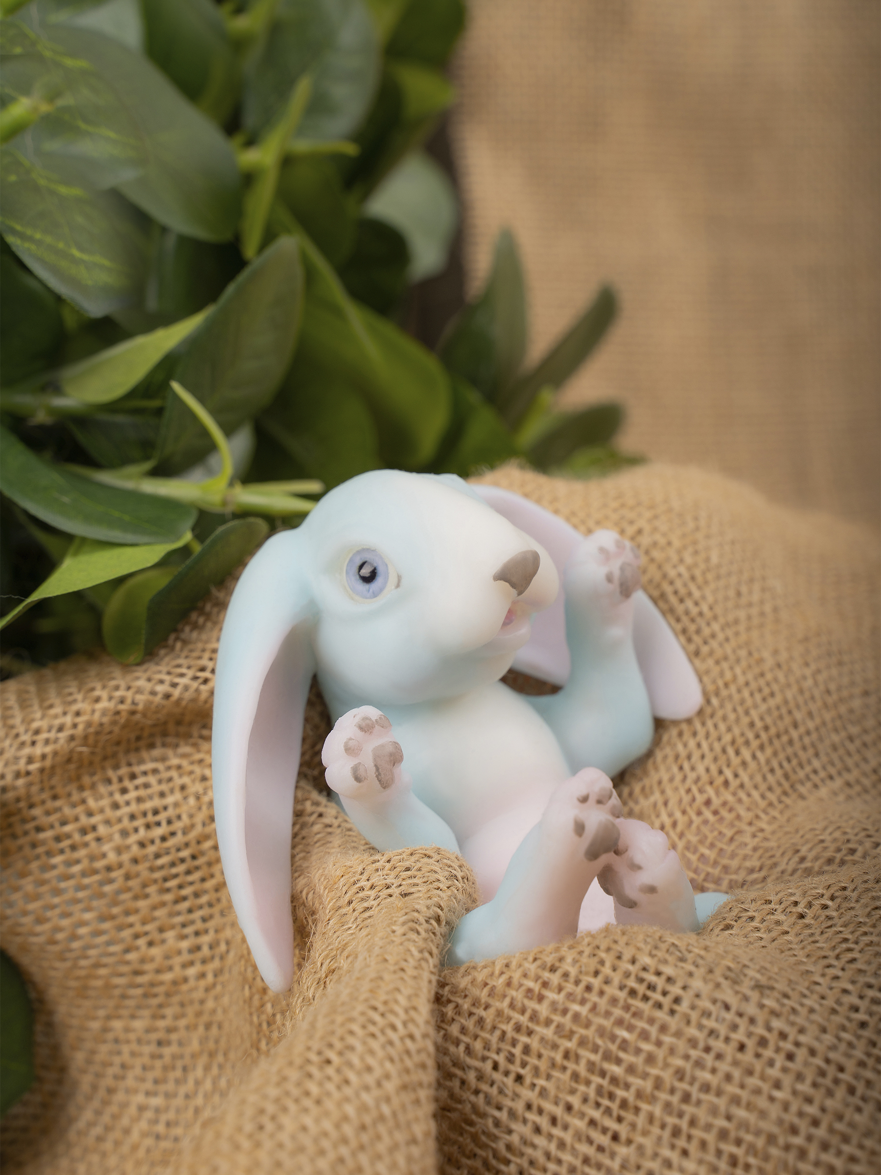 Кукла мини Magic Manufactory Magic history Зайчонок голубой высота 15 см 4631169404130 - фото 23