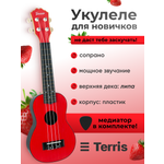 Игрушка музыкальная Terris PLUS 50 RD укулеле