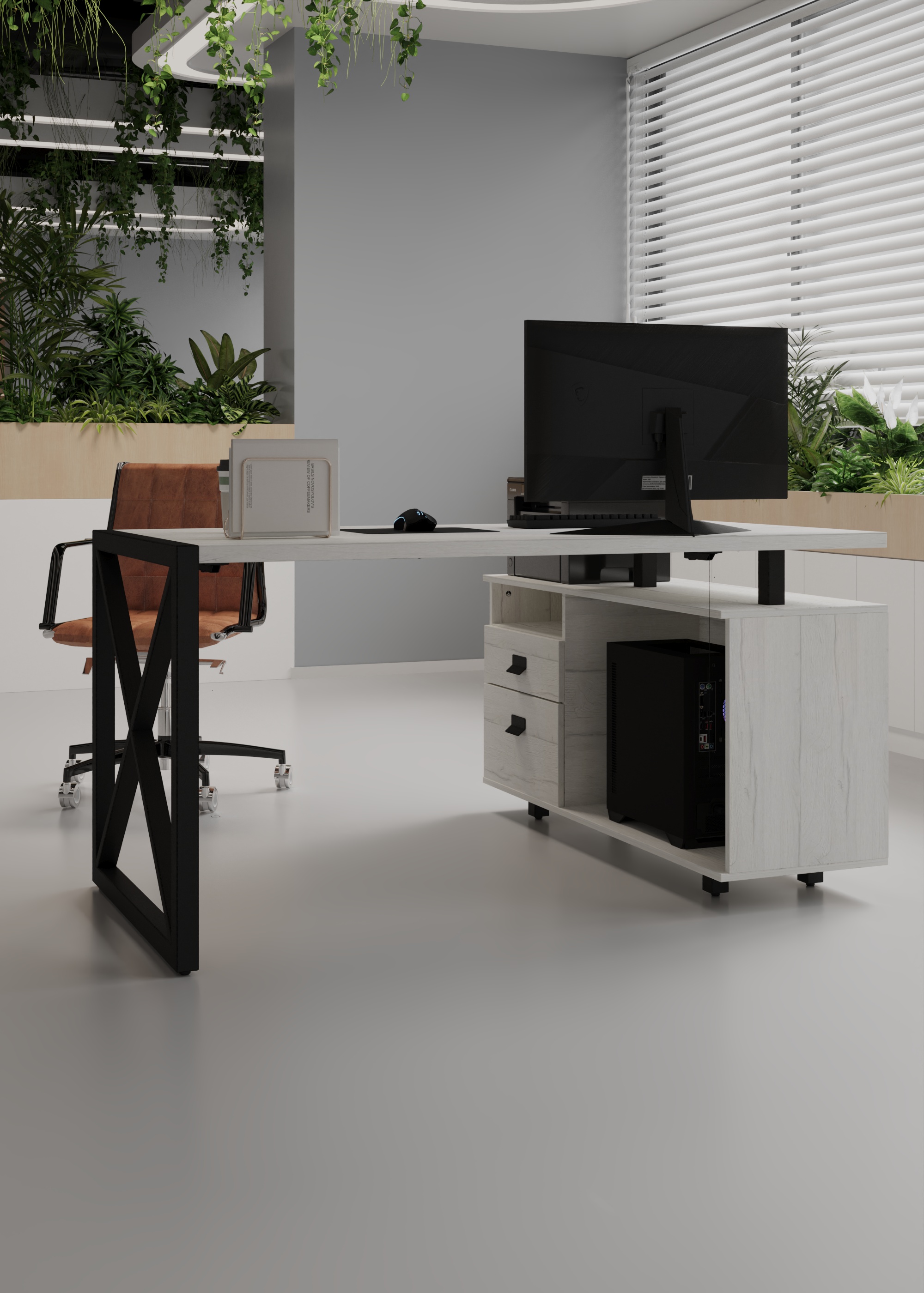 Письменный стол КАЛИФОРНИЯ МЕБЕЛЬ Хардвиг СР01 - фото 7