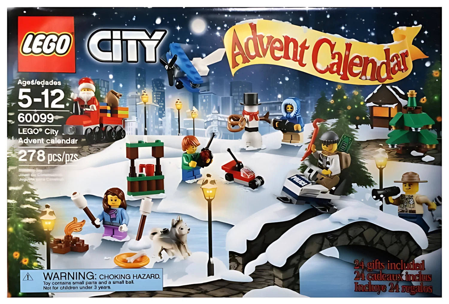 Изображение товара Конструктор LEGO City 60099 Рождественский календарь для детей 5+