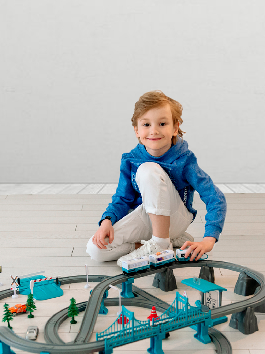 Набор железнодорожный Givito G211-017 - фото 6