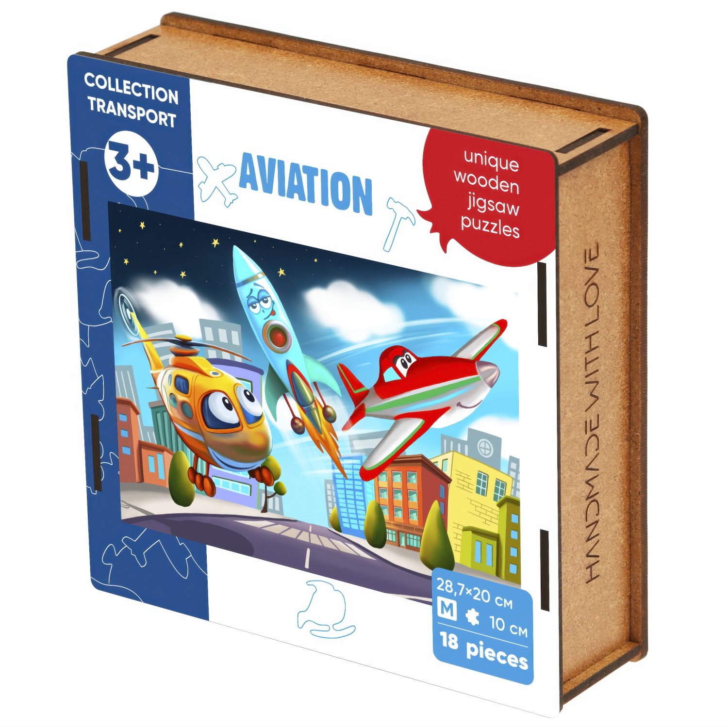 Пазл 1TOY деревянный - фото 1