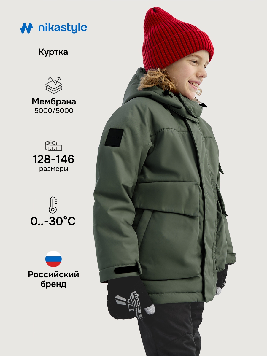 Куртка NIKASTYLE 4з7525 хаки - фото 2
