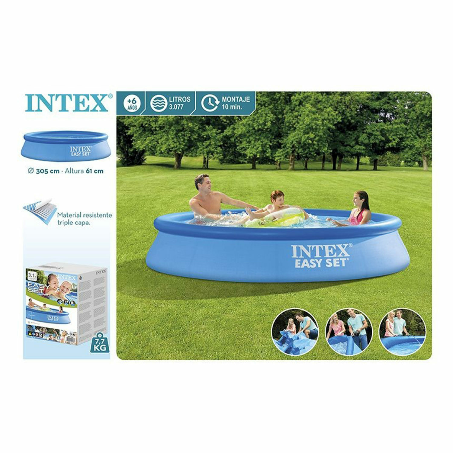 Бассейн Intex Easy Set - фото 3