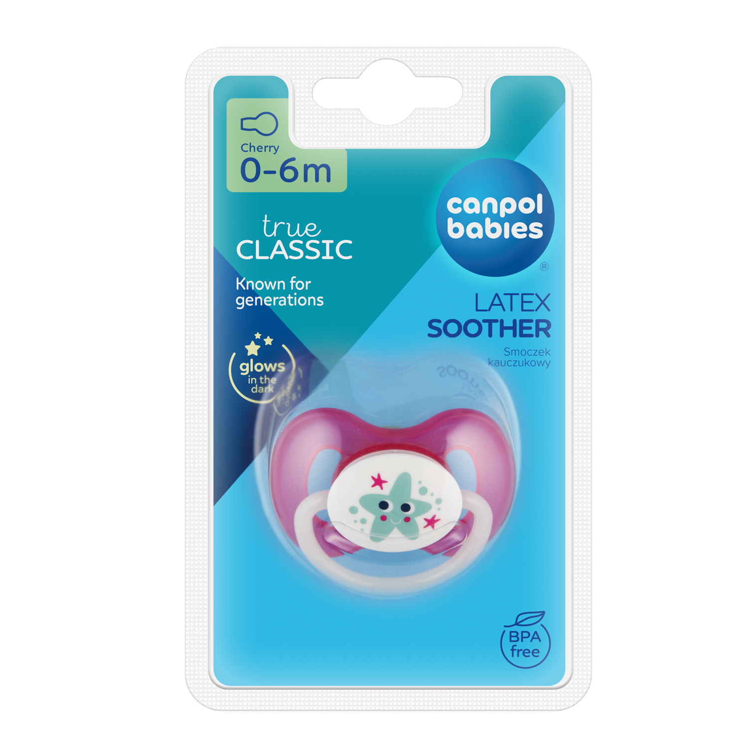 Пустышка Canpol Babies латекс классическая от 0 мес. 1 шт. в ассортименте - фото 7