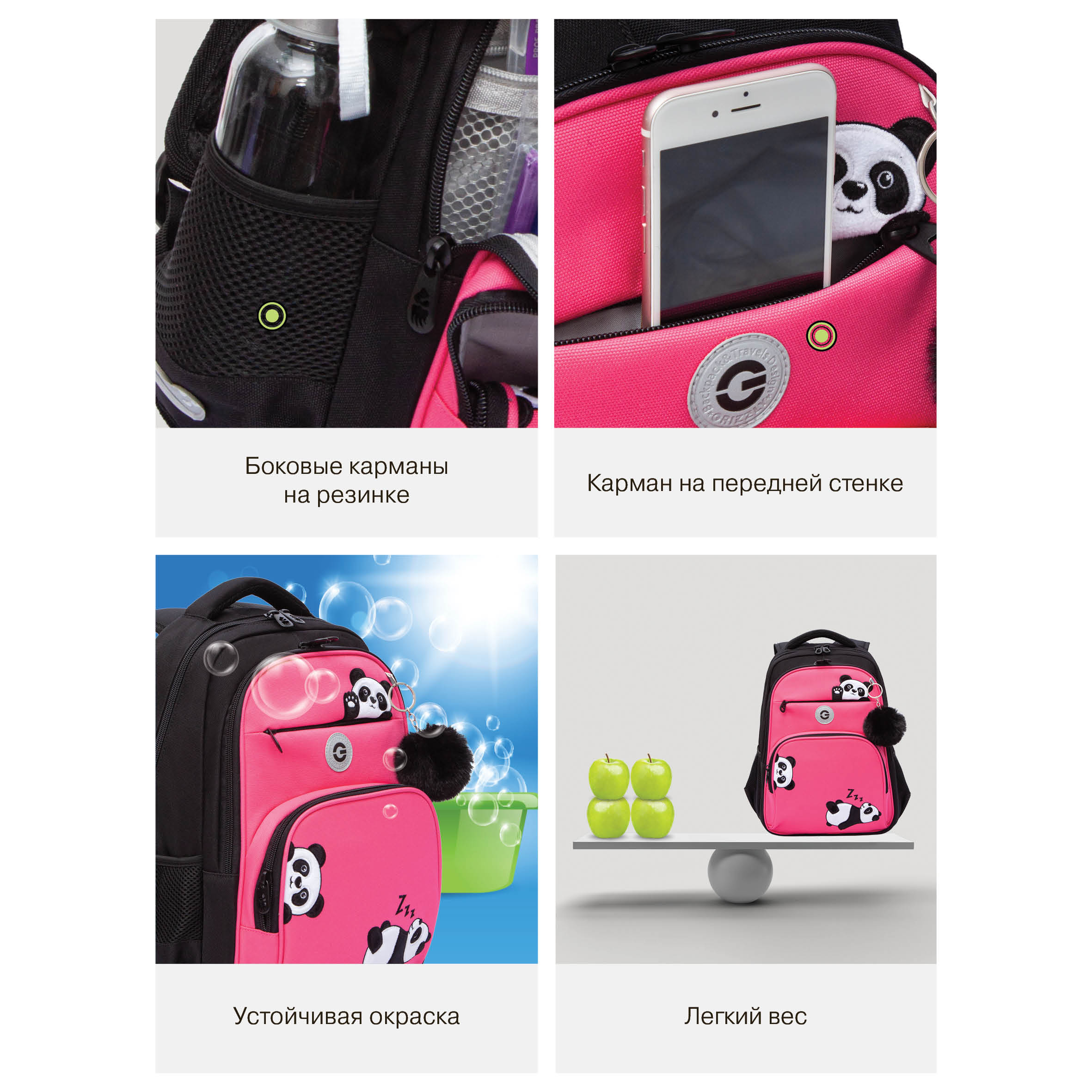Рюкзак Grizzly для девочки - фото 12