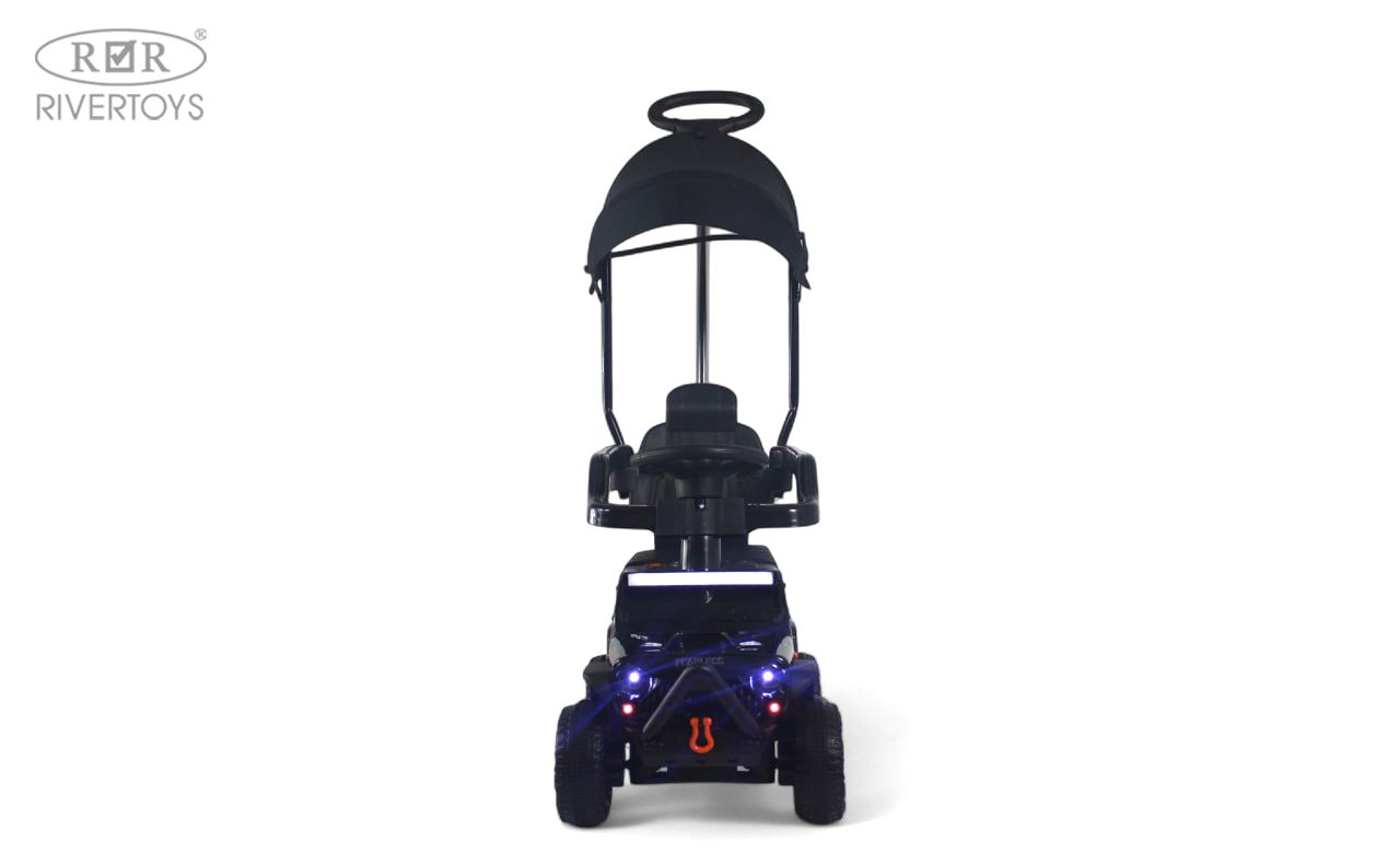 Электромобиль RIVERTOYS G009GG-BLACK С пультом ДУ - фото 7