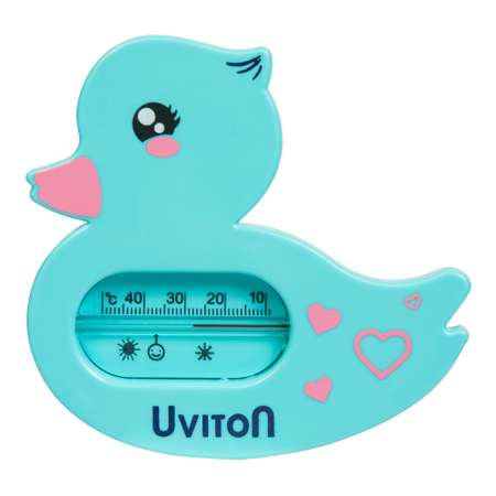 Термометр для воды Uviton для купания новрожденных арт Уточка бирюзовая