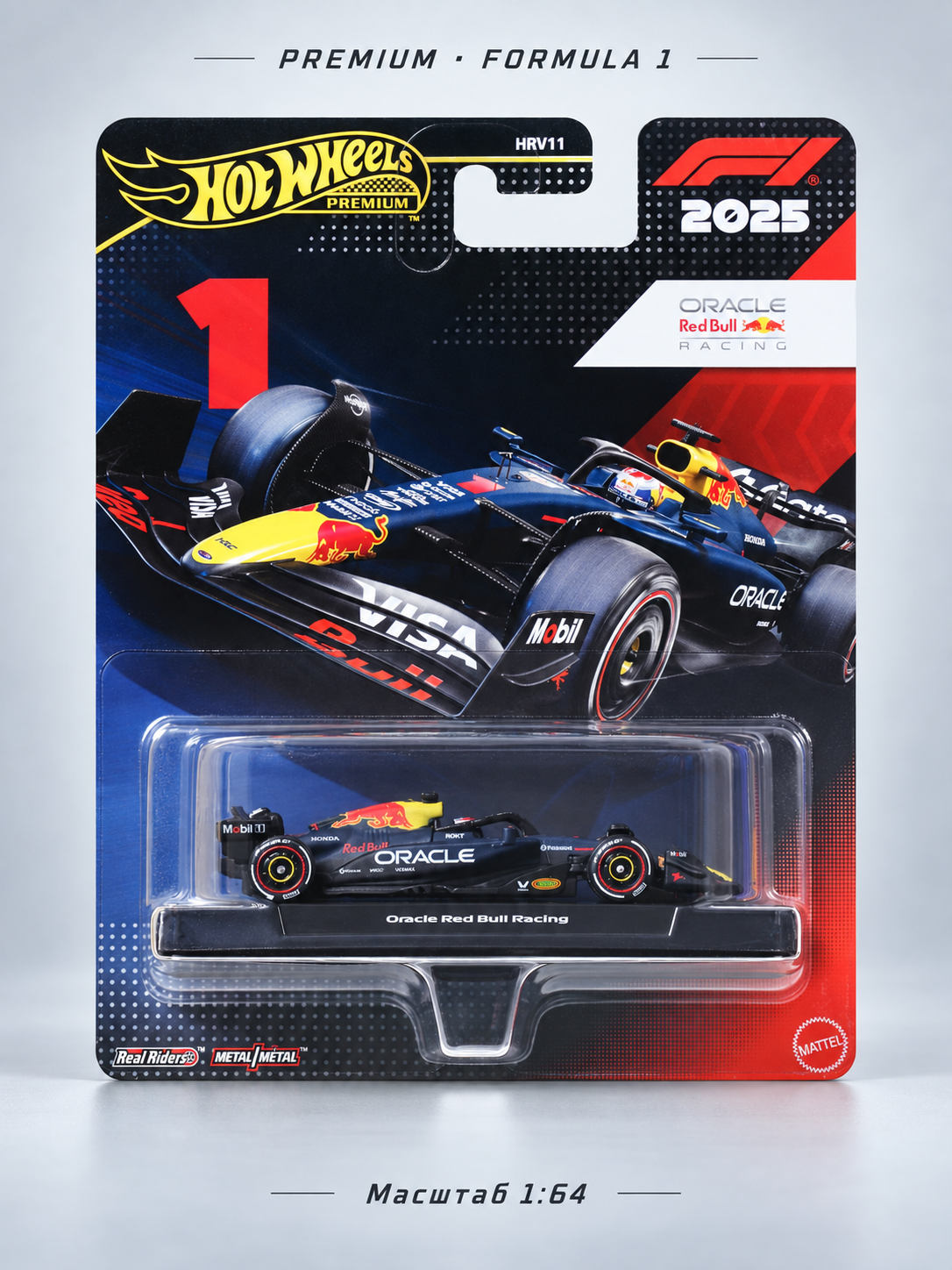 Болид Hot Wheels Premium Formula 1 JKD83 1:64 JKD83 - фото 1