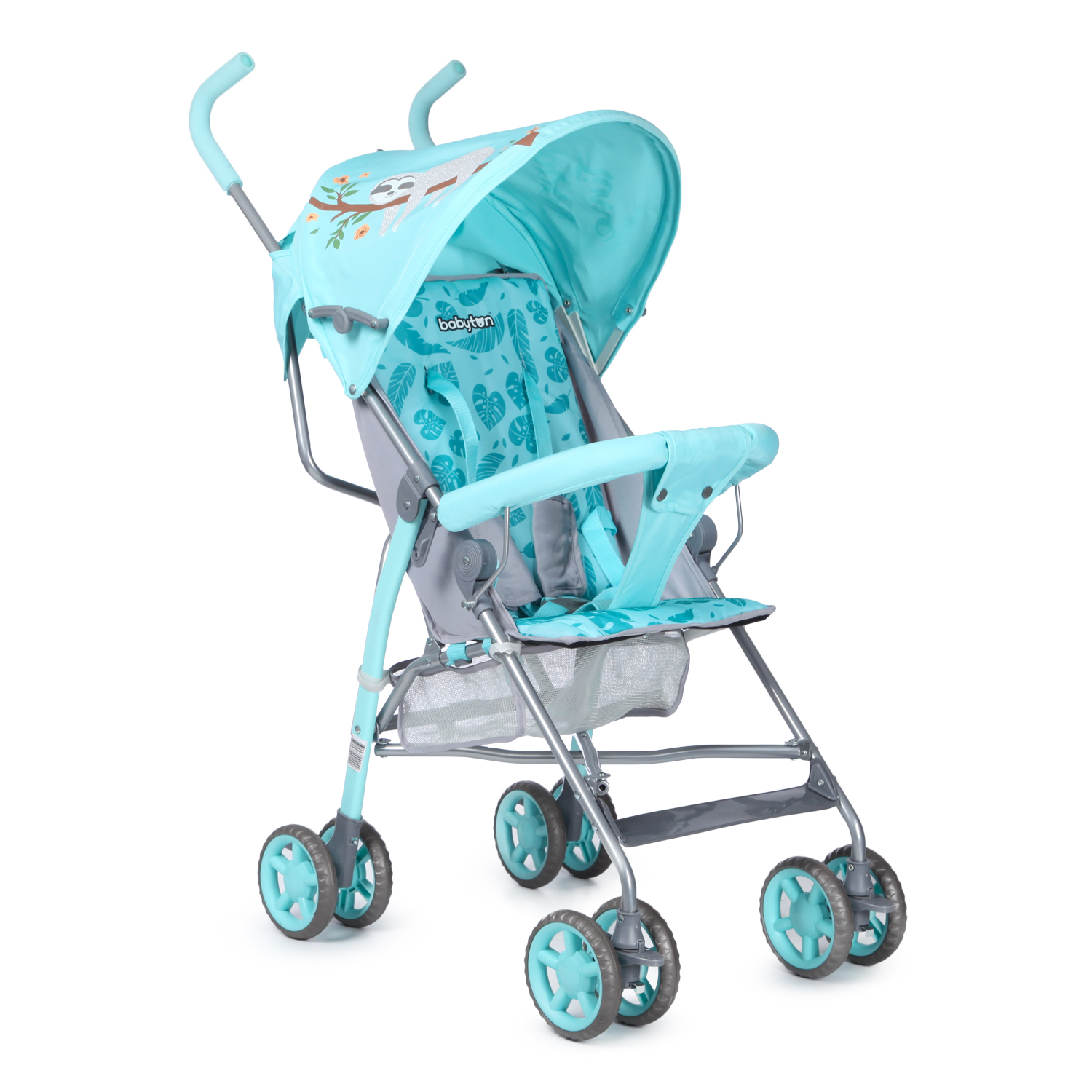 Коляска прогулочная Babyton Zoo Light Blue голубой - фото 1