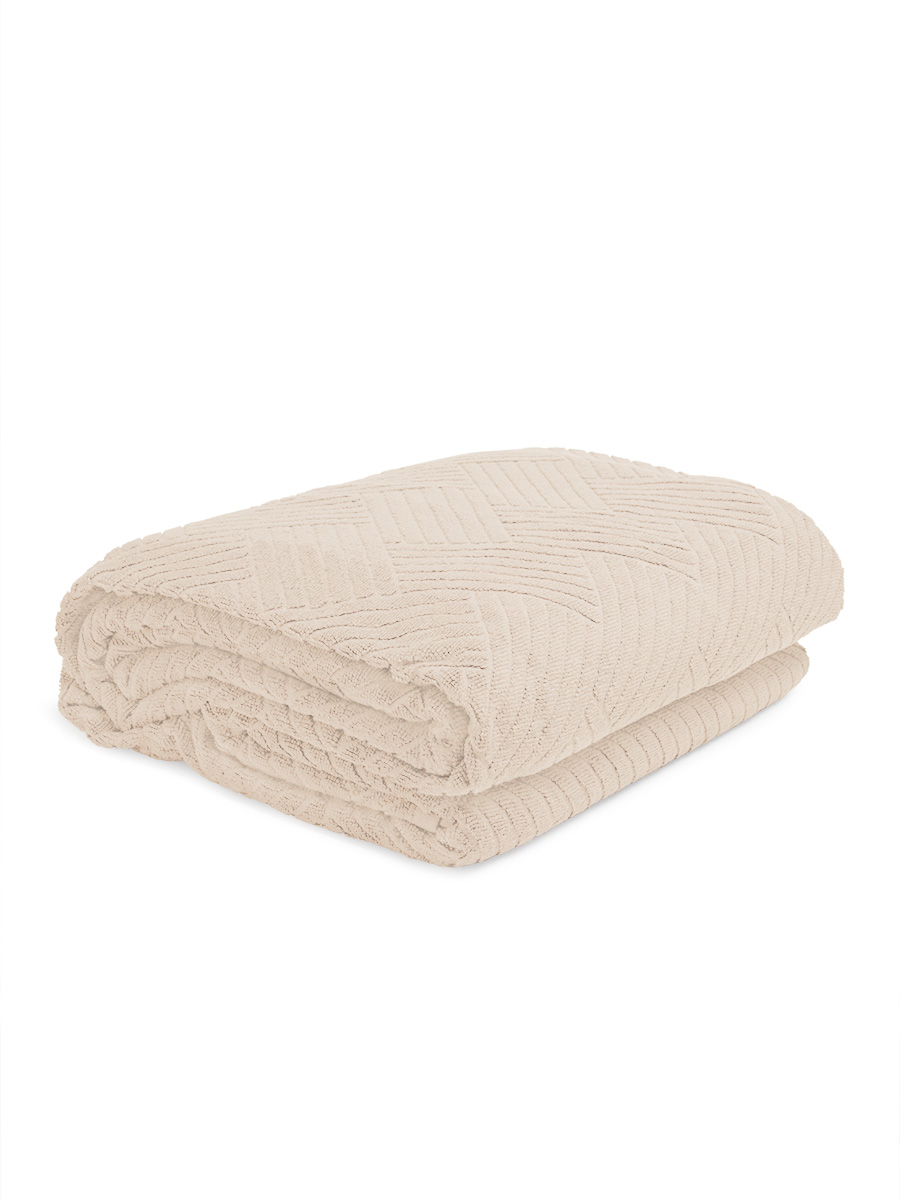 Простыня DeNASTIA махровая молочный D000144 150 x 200 см 1 шт. - фото 1