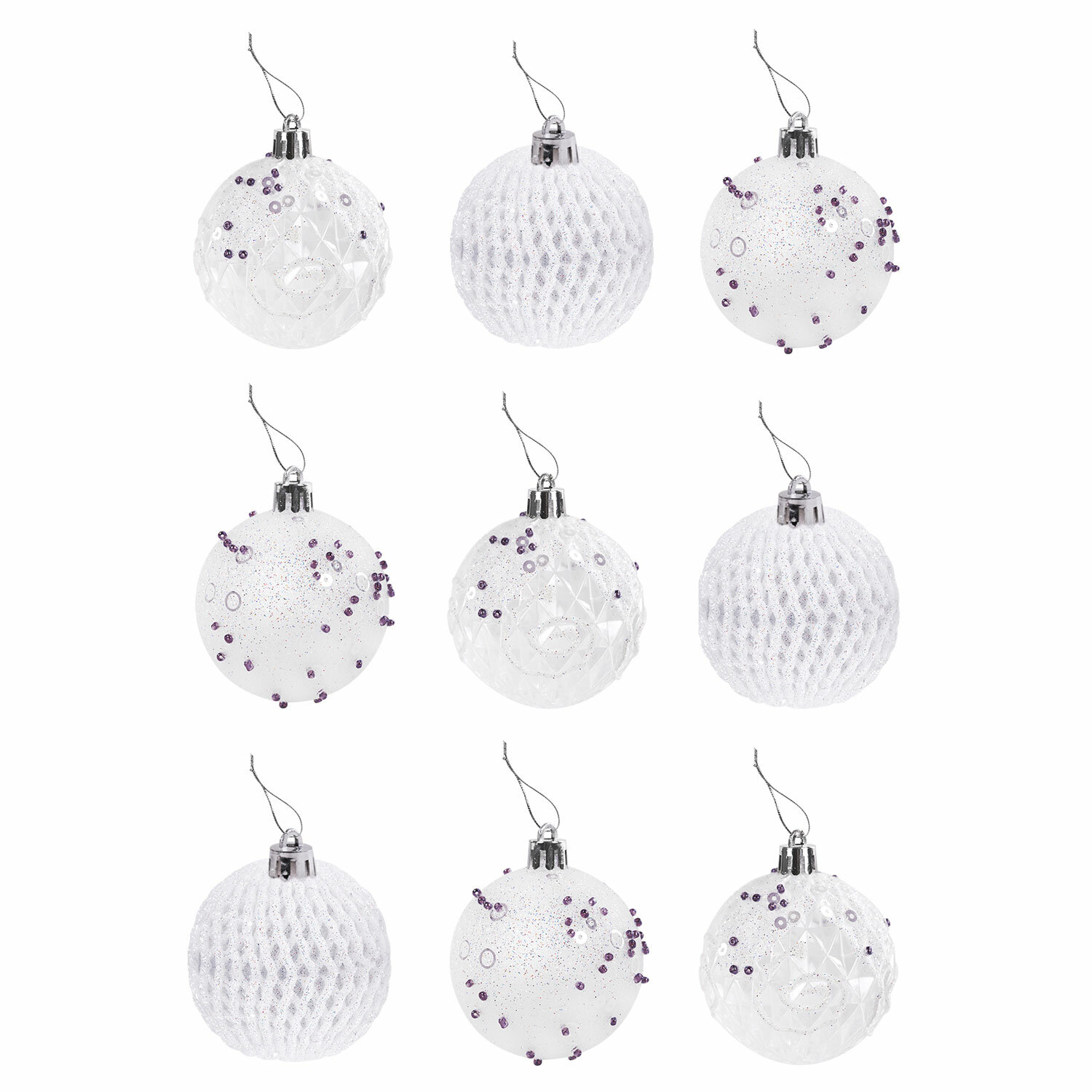 Елочные шары Золотая сказка набор 9 штук - фото 2