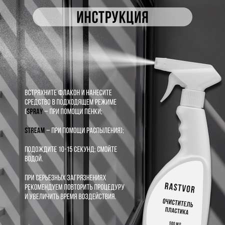 Чистящее средство RASTVOR для пластика