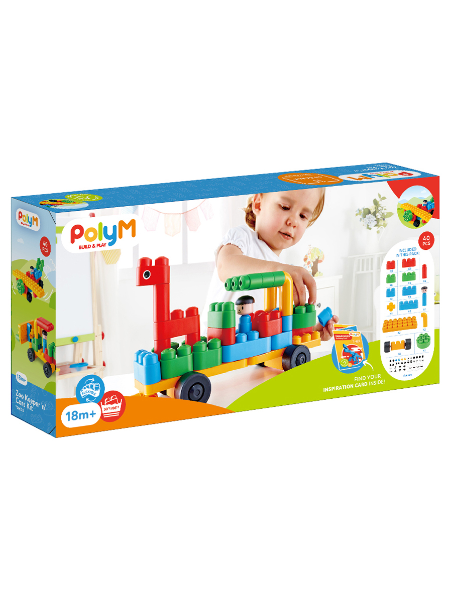 Конструктор Hape Смоторитель зоопарка 40 дет. - фото 4