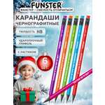 Карандаши чернографитные Funster 6 шт.