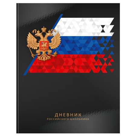 Дневник SCHOOLFORMAT Черный с гербом