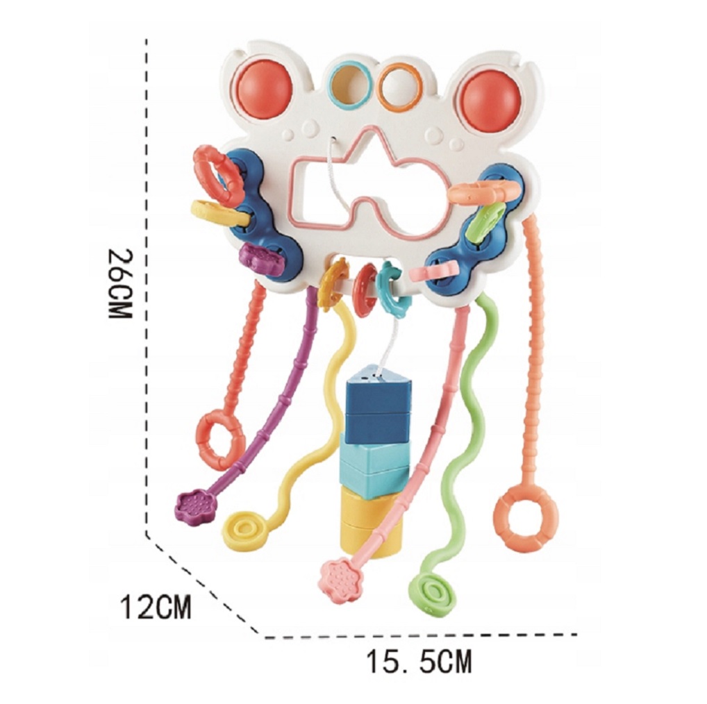 Игрушка ТОТОША бизиборд сортер тянучка Крабик - фото 10