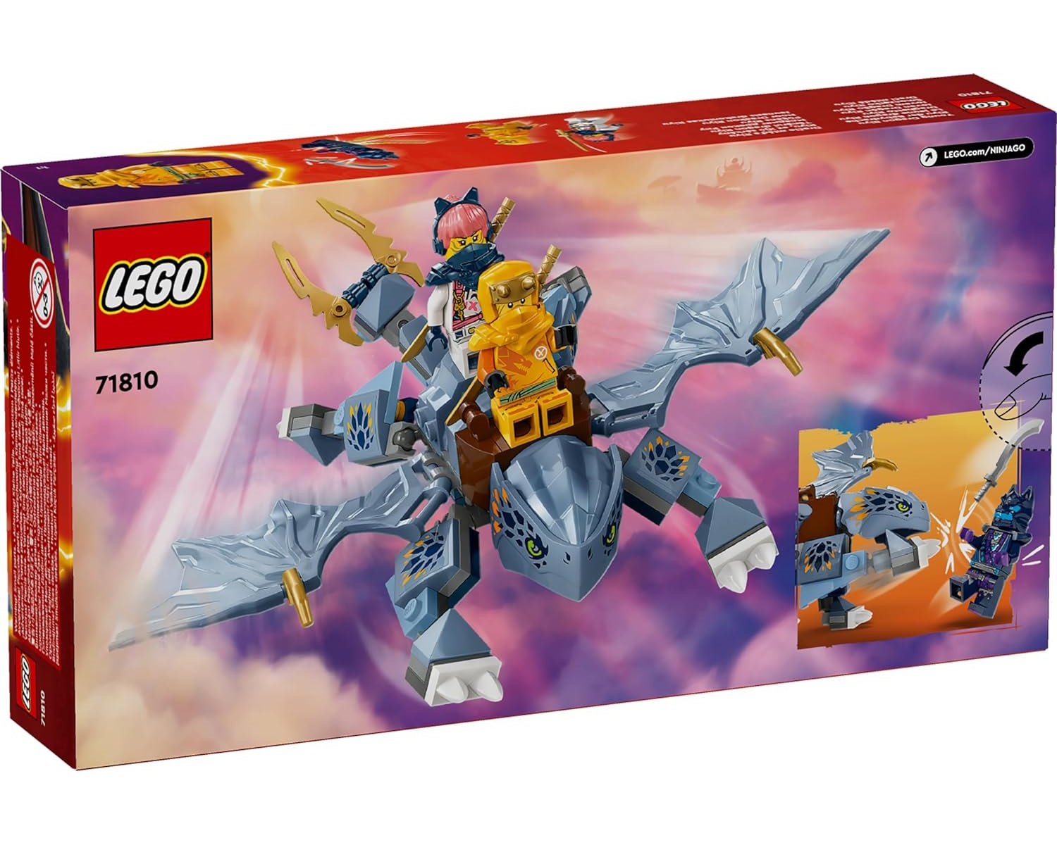 Конструктор LEGO NINJAGO Малыш дракончик Рию 132 дет. - фото 4