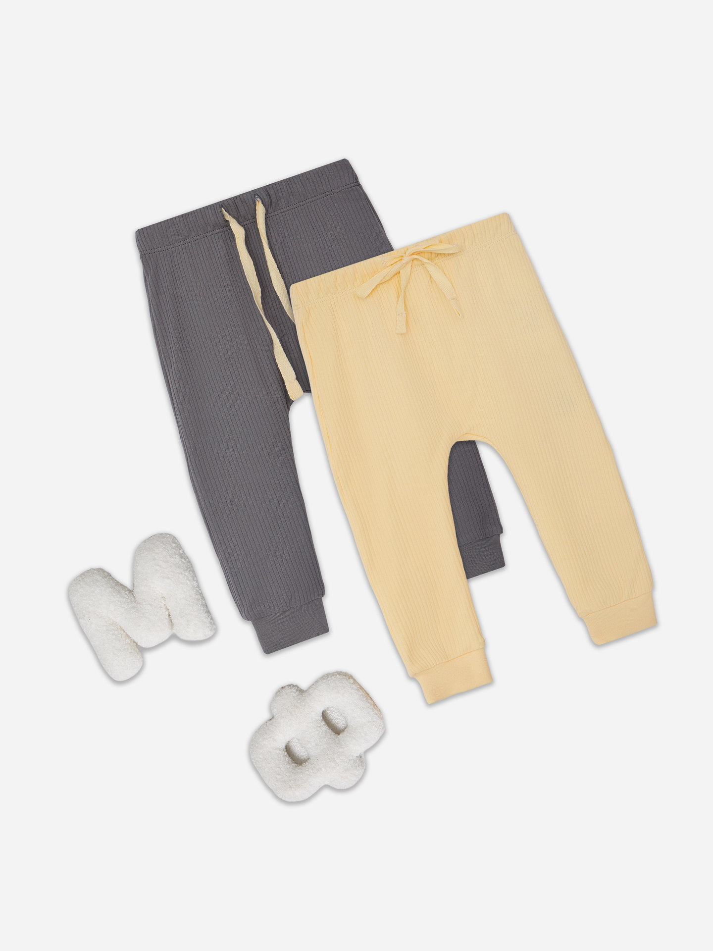 Брюки 2 шт Mark Formelle (Марк Формэль) 85118-2/абрикосовый щербет +серый - фото 1