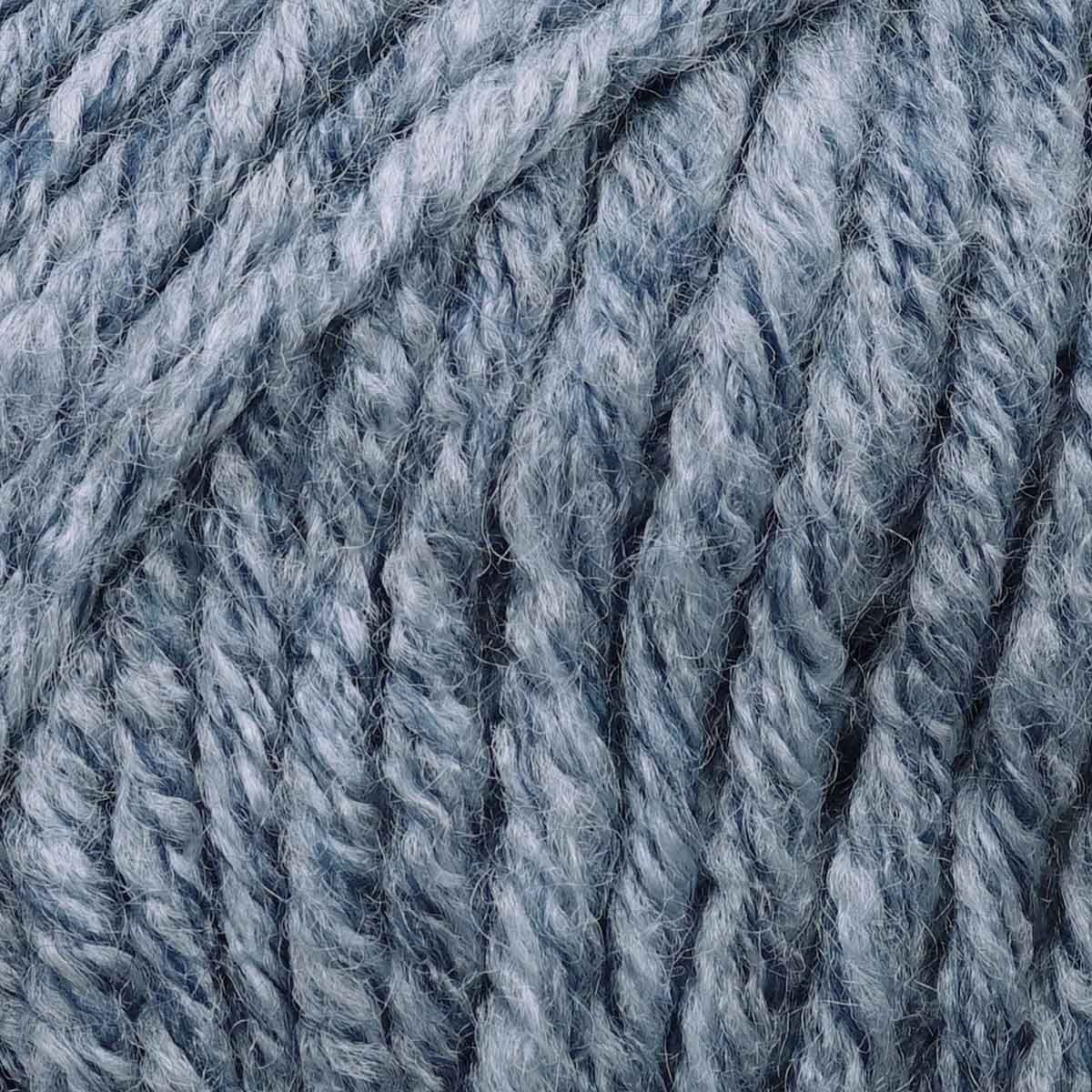 Пряжа Alize полушерстяная мягкая теплая Superlana maxi 100 гр 100 м 5 мотков 806 синий жаспе - фото 5
